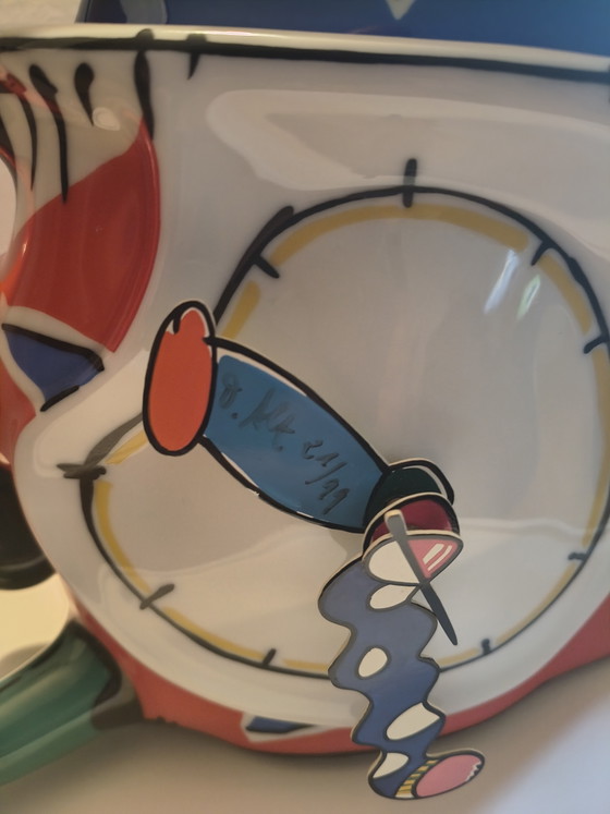 Rosenthal Otmar (1941) Bildhauerei O'Clock – Ceramic (photo 3 of 7)