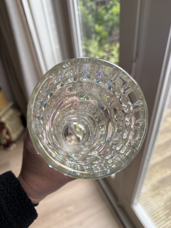 Image 1 of Vintage Sklo union iriserende vaas