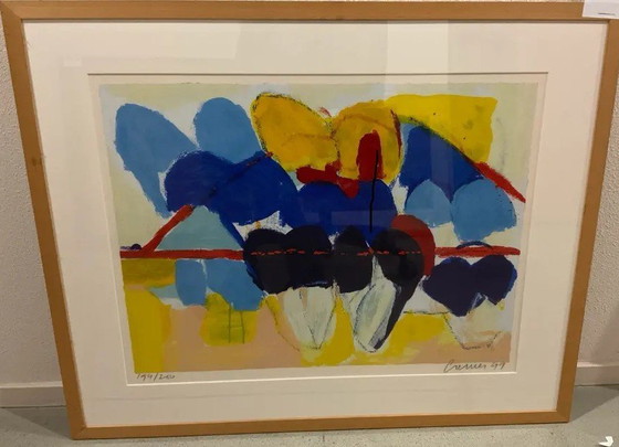 Image 1 of Jan Cremer - ''Tulipani 99 II'' - serigrafia incorniciata