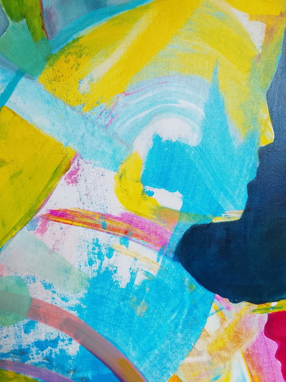 Image 1 of Acrylic painting #sophia 38x100cm