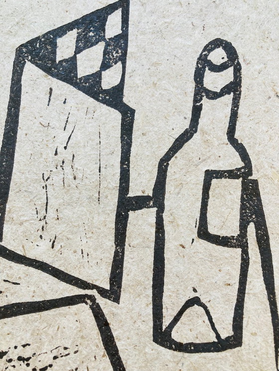 Image 1 of Klaas Gubbels - Houtdruk - 2022