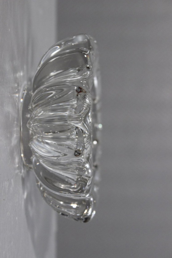 Image 1 of Posacenere di cristallo di Pierre d'Avesn, Francia, periodo Art Déco, anni '40