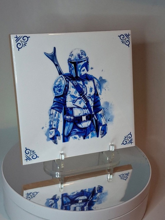 Image 1 of Decoratieve tegels 11x11 cm. 13 stuks. Star Wars.