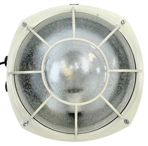 Lámpara industrial de pared o techo de baquelita de Elektrosvit, años 80