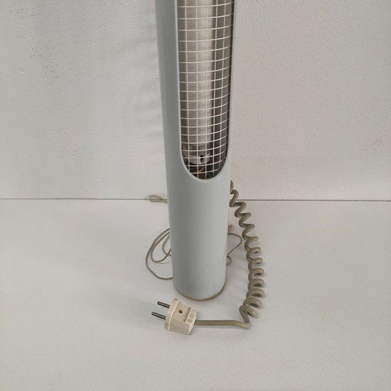 Image 1 of Vintage grijze 'fluorencent tube lamp' jaren 70/80. 