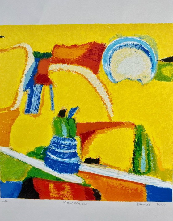 Image 1 of Serigrafía de Saskia Bremer - Nueva era a.1