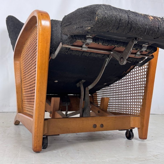 Image 1 of Rattan Side Recliner Chair, 1960s