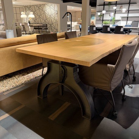 Mesa de comedor regulable en altura con patas robustas SL-011 – eettafels