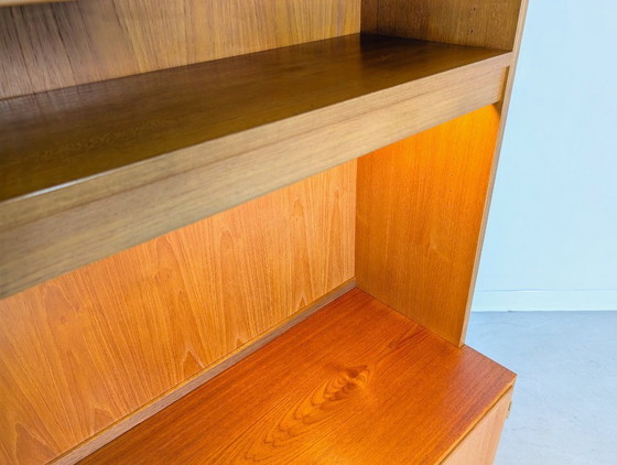 Image 1 of Original Poul Hundevad Midcentury Cabinet Bookcase Teak 1960s