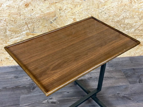 Image 1 of 60s 70s serving trolley dinette side table space age brown design