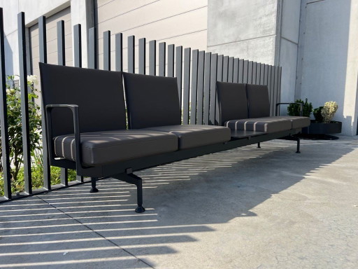 Vitra soft wait lederen bank