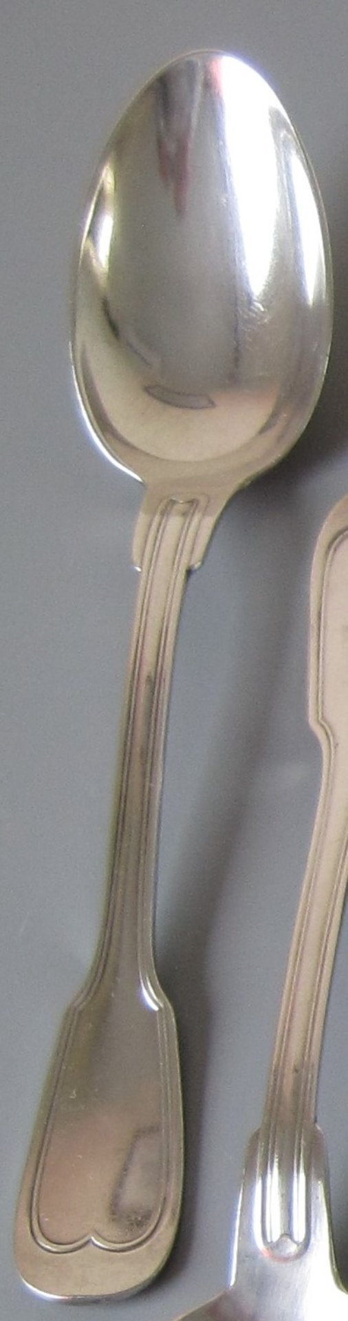 12 forks and 12 spoons silver-plated cutlery