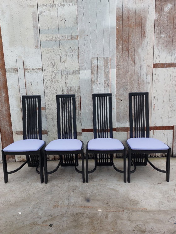 Image 1 of Sedie modello L4k 252 di Liberty, set di 4. Design