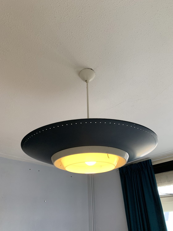 Image 1 of Vintage 1950s UFO pendant lamp for Philips
