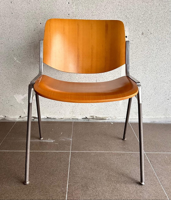 Image 1 of 4x DSC 106 Stoel van Giancarlo Piretti voor Castelli, ca 1960