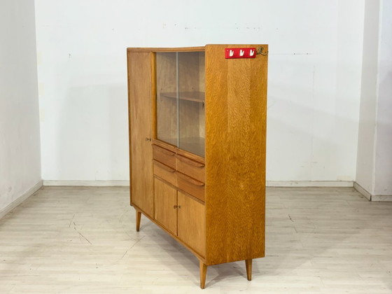 Image 1 of Vintage dressoir / vitrinekast / woonkamerkast – jaren 60