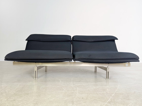 Image 1 of Saporiti Italia Wave Divano Giovanni Offredi 1970 design a due posti