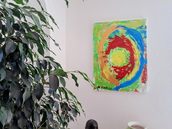 Image 1 of Enzo SAN MARCO - Cyclonic Mood - Artist painting