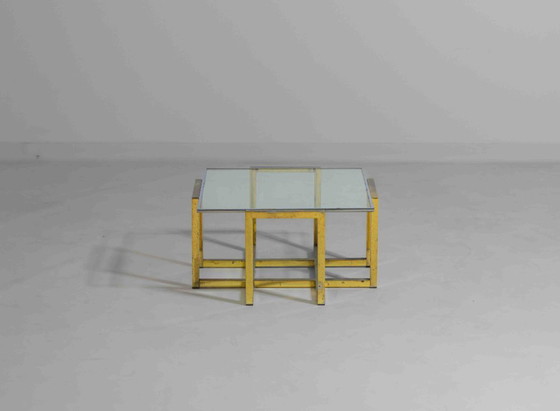 Image 1 of Tavolino da caffè in ottone Regency