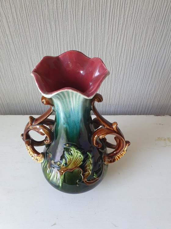 Image 1 of Art Nouveau vase with elegant handles – ca. 1910-1935