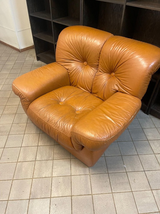 1980s vintage Italian design lounge chair from PelleRossi – Chairs and lounge chairs, Leather (photo 5 of 10)
