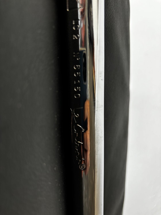 Image 1 of Cassina LC 2 Le Corbusier designer sofa black