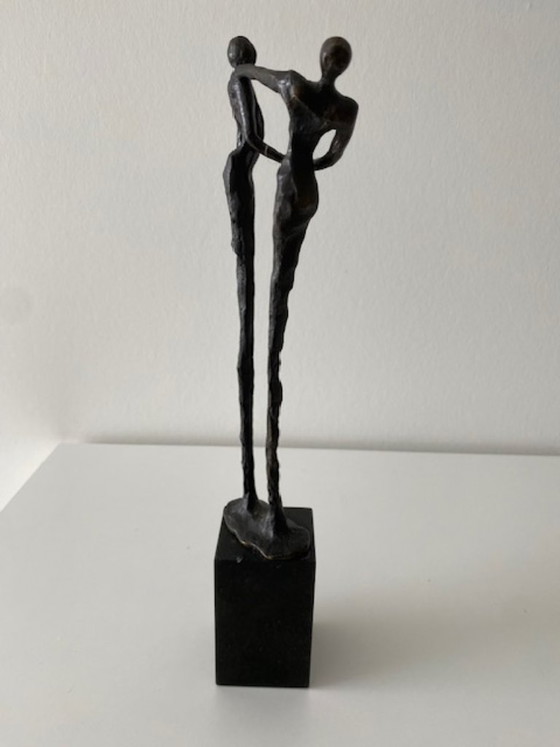 Image 1 of Bronzeskulptur „Danke“ Corry Ammerlaan 31 cm hoch!