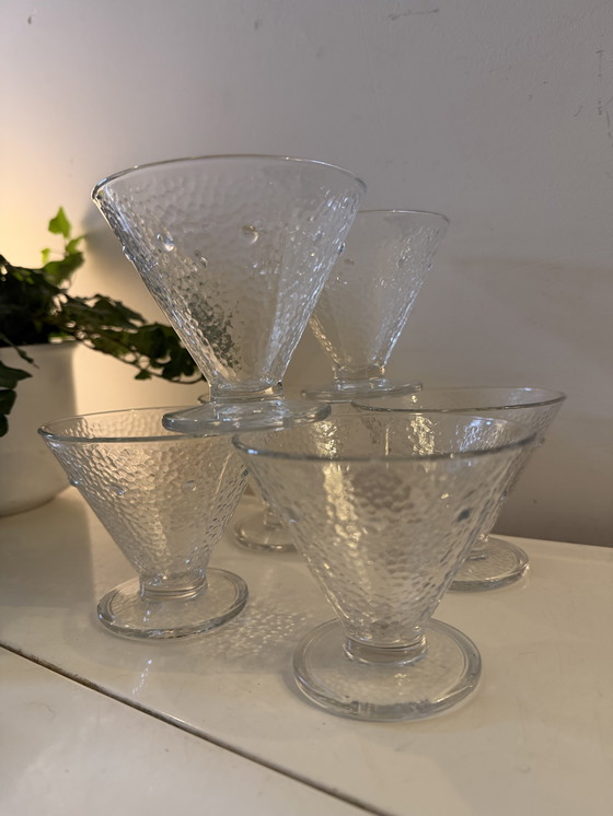 Image 1 of Juego de 6 copas de vino italianas de la década de 1970