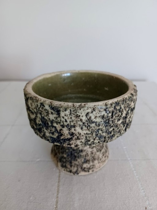 Duo de céramiques artisanales en écorce de bouleau – Poterie d'atelier en grès, fait main.