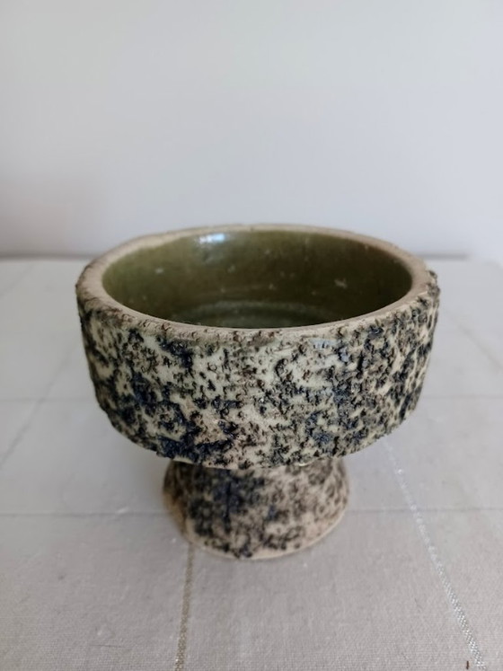 Image 1 of Duo de céramiques artisanales en écorce de bouleau – Poterie d'atelier en grès, fait main.