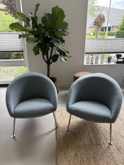 Artifort Hanna - Lot de deux - Bleu clair – fauteuils, Wool