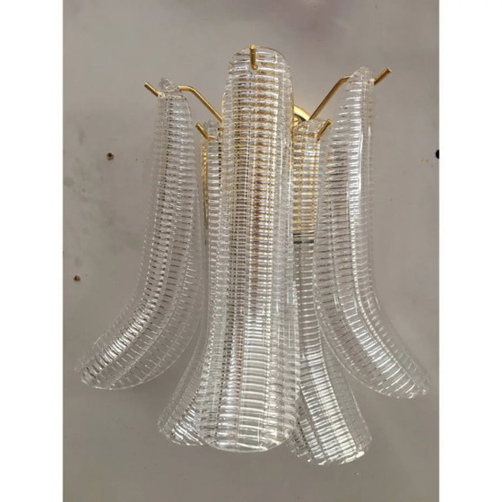 Image 1 of Coppia di applique da parete Sputnik in vetro di Murano Selle, dal design celestiale.