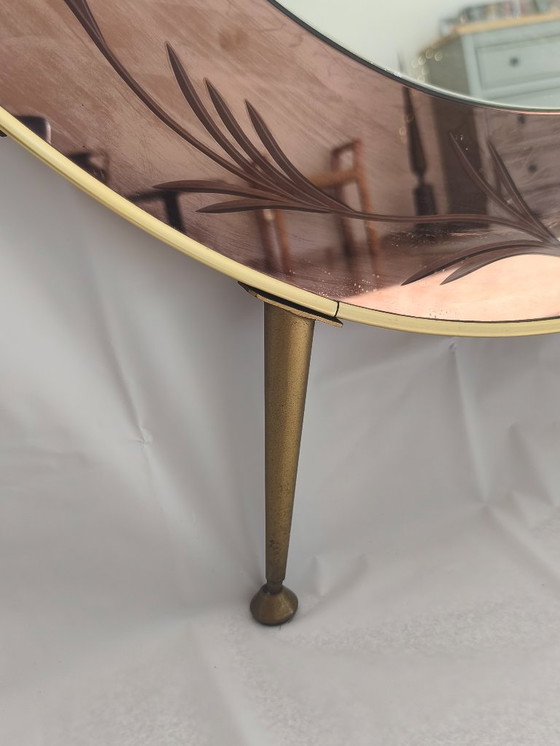 Image 1 of Miroir sur pied CristalArt. Italie, années 1950.