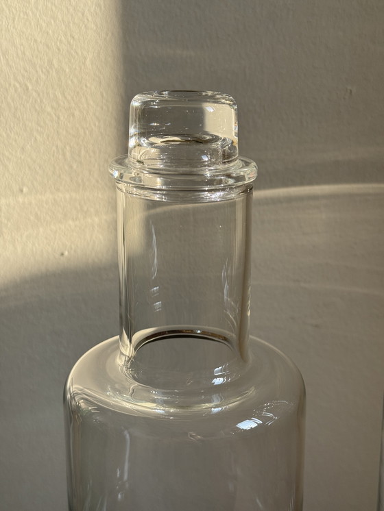 Image 1 of 2x carafe vintage Leerdam Willem Heesen série Aruba design en verre années 1970