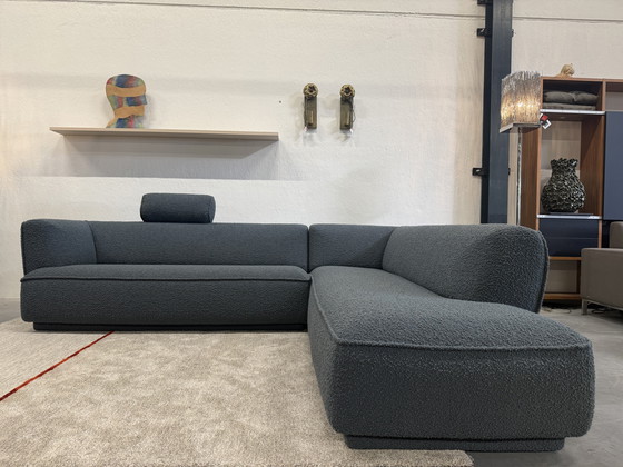 Image 1 of Leolux Loya Corner Sofa Robou fabric Blue