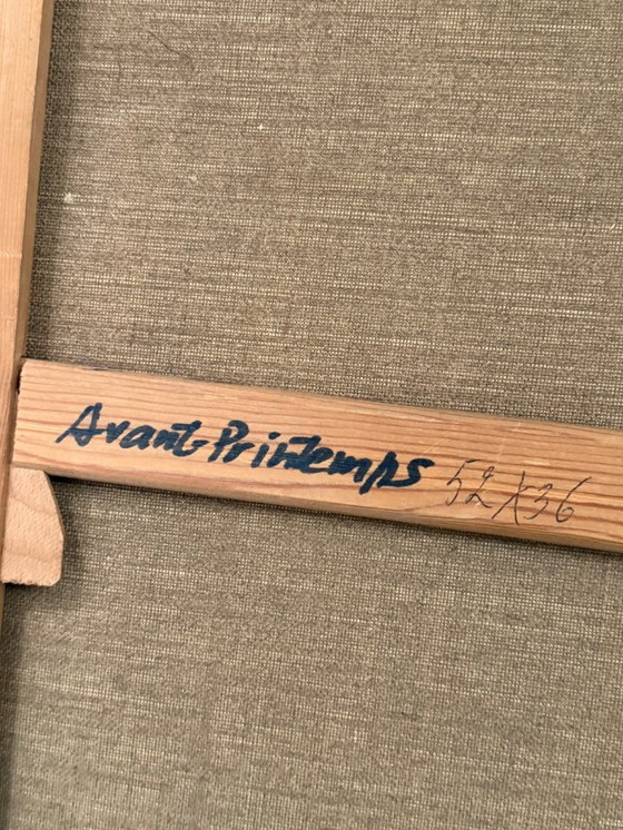 Image 1 of Óleo sobre lienzo pintura antigua