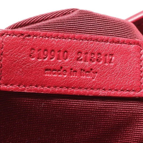 Image 1 of Designer Business Bag |   SAINT LAURENT |  Carryall Rouge Orient | red