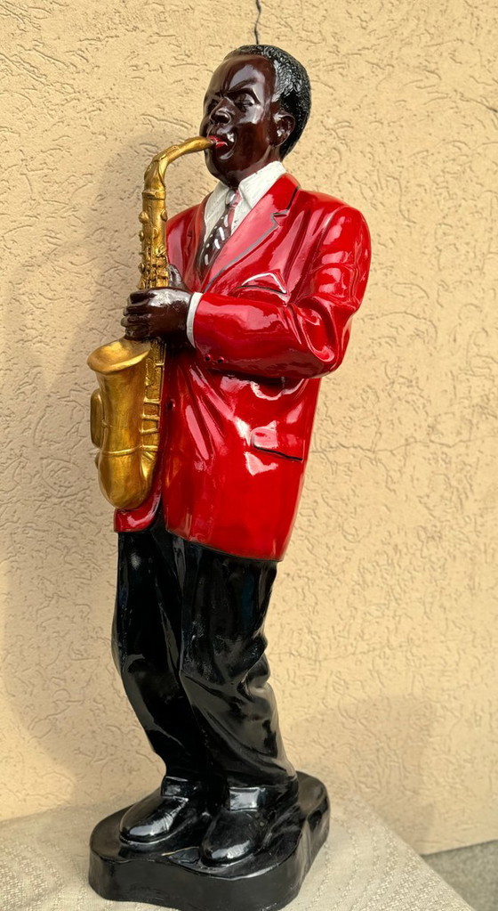 Grande figurine de jazz américaine, années 1960 – Sculptures (photo 3 of 9)