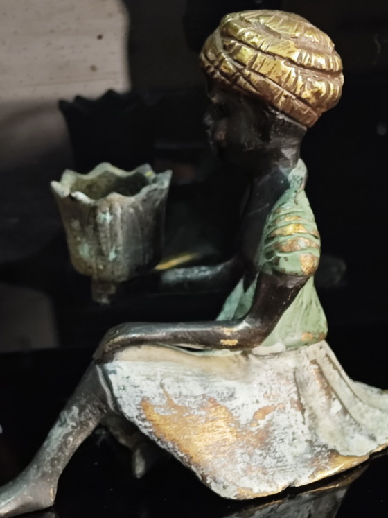 Orientalist Statuette – Sculpture, Metal (photo 9 of 13)