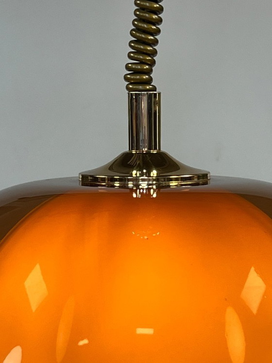 Image 1 of Lampe à suspension vintage italienne, Meblo Italie, 1970
