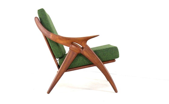 Image 1 of Set di 2 poltrone De Ster de Knoop, rivestite di recente, stile vintage.
