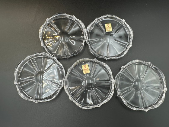 Image 1 of 5 x onderzetters loodkristal Nachtmann 60s