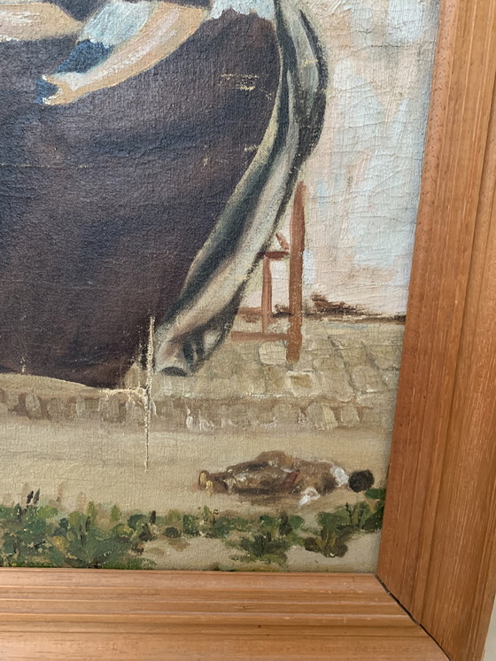 Image 1 of Olieverf schilderij 