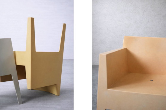 Image 1 of Vintage Mid-Century Italian Modern Atlantide Collection Toy Plastic Chairs by Philippe Starck for Driade, 1990, Set of 4