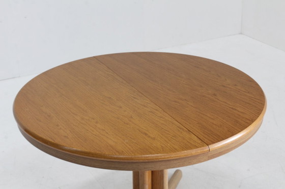 Image 1 of Vintage Danish round extendable dining table