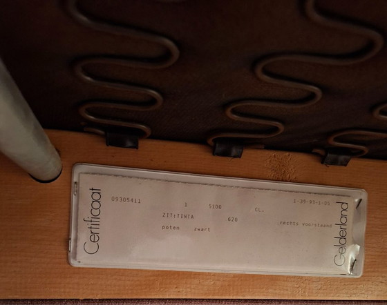 Image 1 of Jan des Bouvrie banc/chaise longue rose