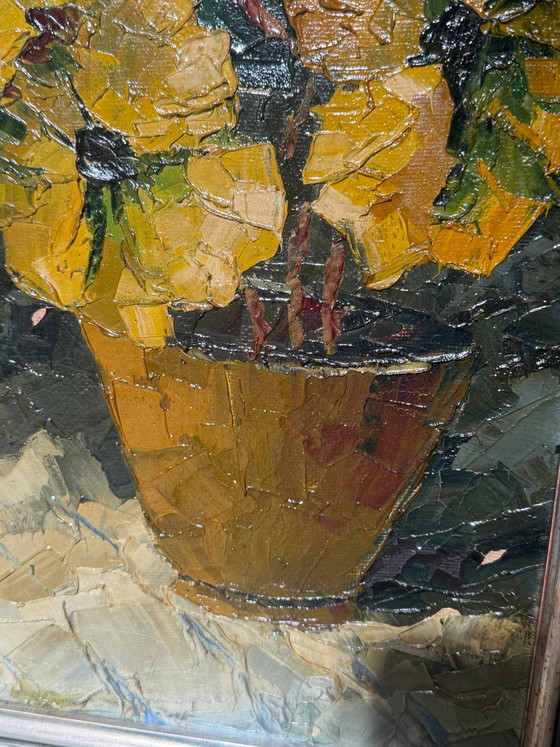 Antique Oil on Canvas - Flowers - Signed – Paintings & Drawings (photo 6 of 8)
