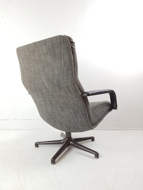 Image 1 of Artifort Drehsessel Grau Braun Melange F154