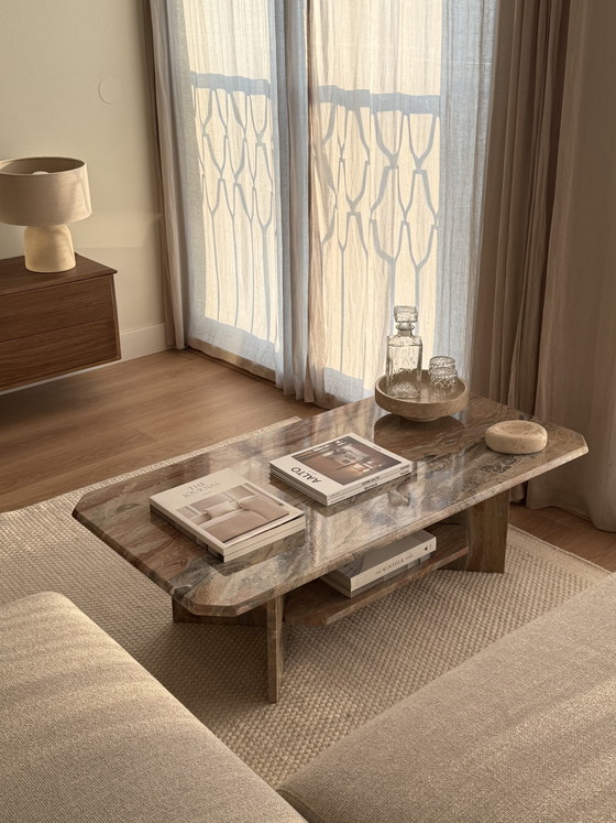 Vintage Marmeren Salontafel – Marble (photo 8 of 15)