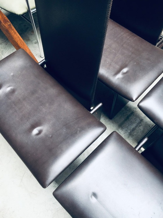 Image 1 of Postmodern Design RENNIE Dining Chair set by Kazuhide Takahama for Simon Gavina, Italy 1980's